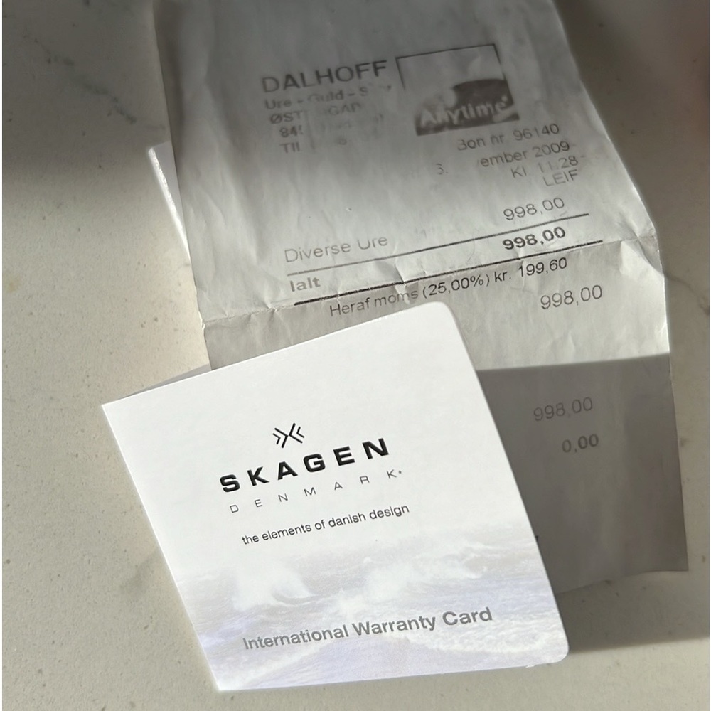Skagen Ladies Gold Mesh Watch
